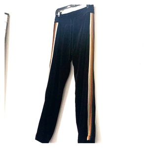 Mother Denim velvet metallic joggers